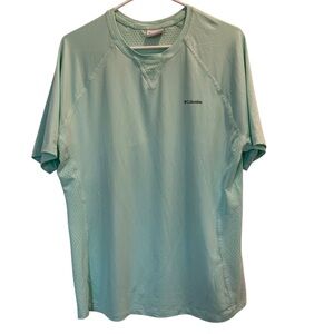 Columbia Aqua Short Sleeve Performance Shirt Size XL